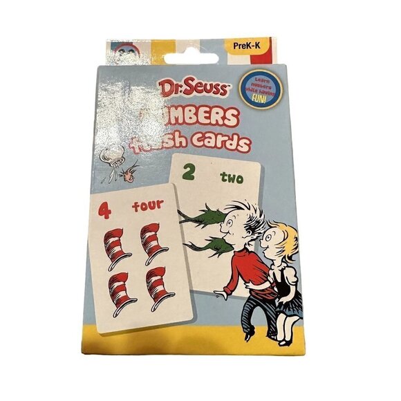 Dr. Seuss Number Flash Cards 1-12 Pre-K - Picture 1 of 1